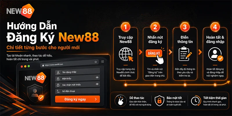Hướng dẫn đăng ký New88 chi tiết từng bước
