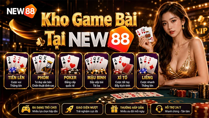 Kho game bài đa dạng
